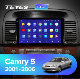 Головное устройство Teyes CC2 Lite Plus 2/32 Toyota Camry 2001-2006