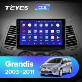 Головное устройство Teyes CC2 Lite Plus1/16 mitsubishi grandis 2003-2010