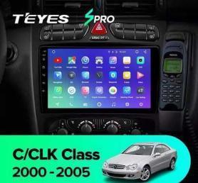 Головное устройство Teyes CC2 Lite Plus 1/16 mercedes-benz C/CLK-class W203,S203 2000-2005